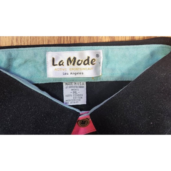 Vintage 80s 90s Retro La Mode Active Sportswear Men's XL - Picture 4 of 11